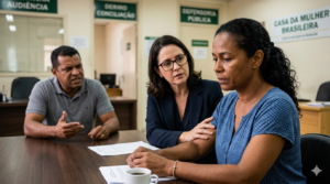 Mulher é ameaçada por ex-companheiro durante audiência de pensão alimentícia em MS