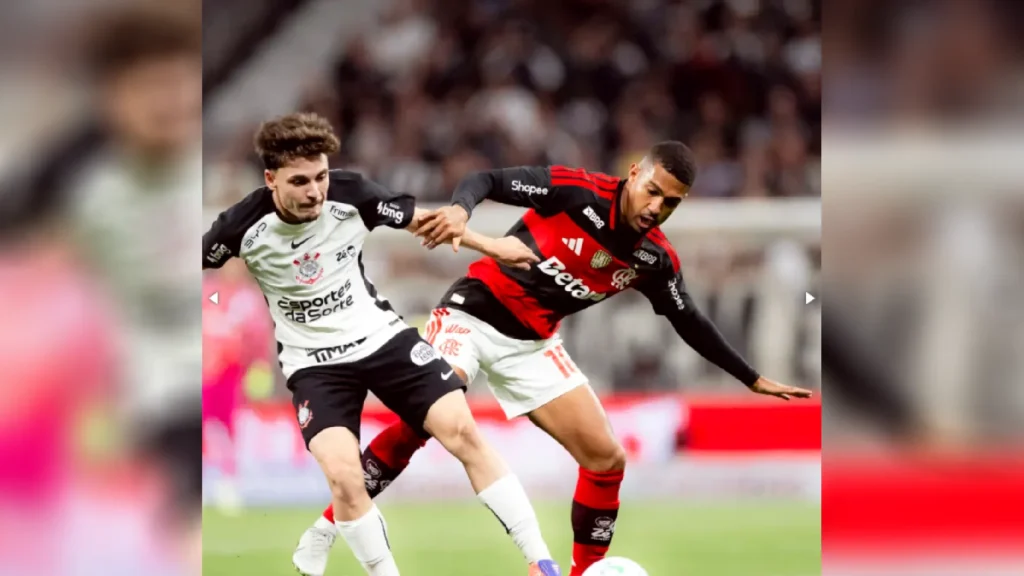 Corinthians pressiona com um a mais, mas empata com Flamengo na Neo Química Arena