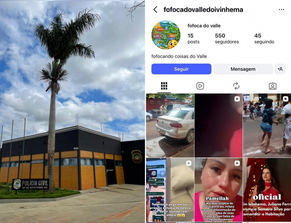 Batayporã: administrador de perfil de fofocas é investigado por difamação