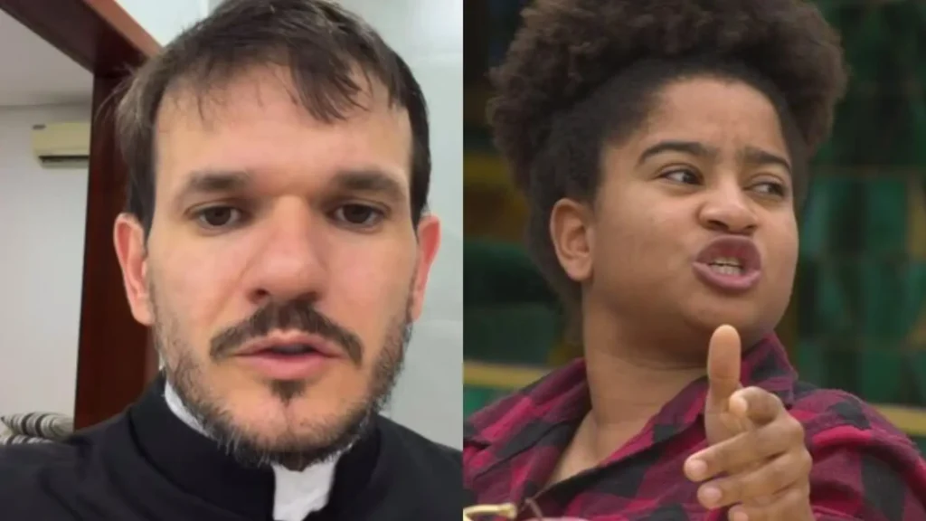 Padre critica atitude de Milena no BBB 26 e vira alvo de ataques nas redes sociais