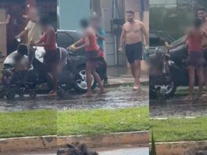 Ao estilo 'covardão', vice-prefeito grita e escorraça mulher com bebê em Rochedo (vídeo)