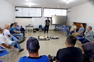 Curso de primeiros socorros capacita profissionais do turismo em Três Lagoas Curso de primeiros socorros capacita profissionais do turismo em Três Lagoas