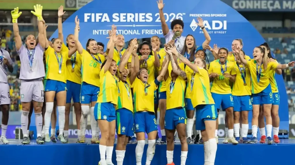 Brasil conquista título do FIFA Series de futebol feminino e amplia invencibilidade