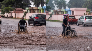 Chuva milagrosa? Cadeirante levanta e anda durante enxurrada em Sidrolândia