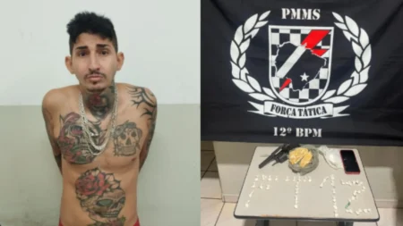 Suspeito de matar estudante em Naviraí é preso com arma do crime