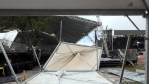 Expogrande encerra atividades após estragos causados por temporal