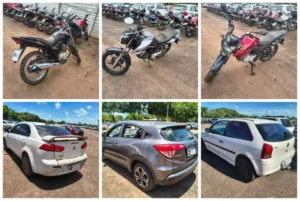 Leilão do Detran oferece 152 carros e motos prontos para circulação em MS