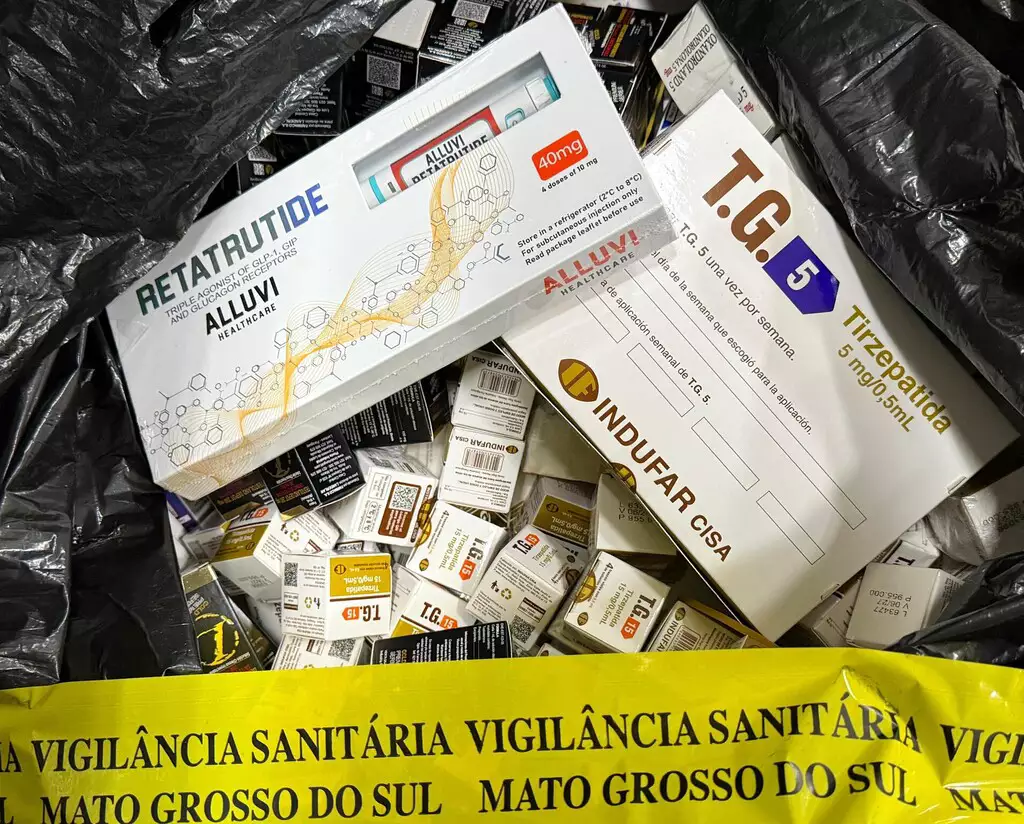 Paraguai alerta sobre peptídeos e anabolizantes falsificados na fronteira com MS Paraguai alerta sobre peptídeos e anabolizantes falsificados na fronteira com MS