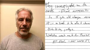 Justiça dos EUA divulga suposta carta de suicídio de Jeffrey Epstein justica-dos-eua-divulga-suposta-carta-de-suicidio-de-jeffrey-epstein