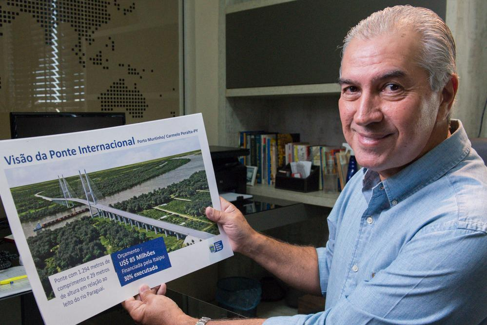 Reinaldo Azambuja vai trabalhar por mais investimentos federais em logística no MS reinaldo-azambuja-vai-trabalhar-por-mais -investimentos federais-em-logistica-no-ms