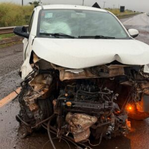 Vereador de Coxim sai ileso de grave acidente na BR-163; carro deu perda total vereador-de-coxim-sai-ileso-de-grave-acidente-na-br-163;-carro-deu-perda-total