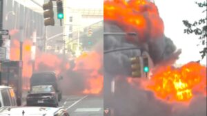 carro-pega-fogo-e-explode-proximo-ao-touro-de-wall-street-em-nova-york;-veja-video