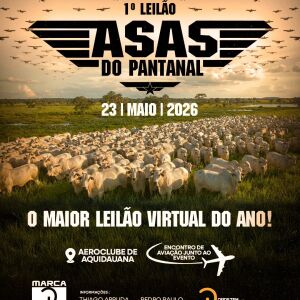 Mato Grosso do Sul terá neste sábado (23) o maior leilão virtual do ano, com 9.000 animais mato-grosso-do-sul-tera-neste-sabado-(23)-o-maior-leilao-virtual-do-ano,-com-9.000-animais