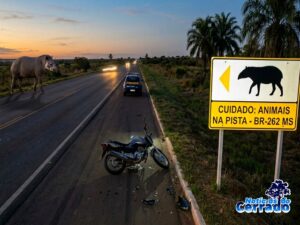 Motociclista será indenizado após colisão com anta na BR-262 em Ribas motociclista-sera-indenizado-apos-colisao-com-anta-na-br-262-em-ribas