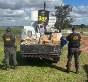 Caminhão com mudanças escondia mais de 570 kg de drogas em Dourados caminhao-com-mudancas-escondia-mais-de-570-kg-de-drogas-em-dourados