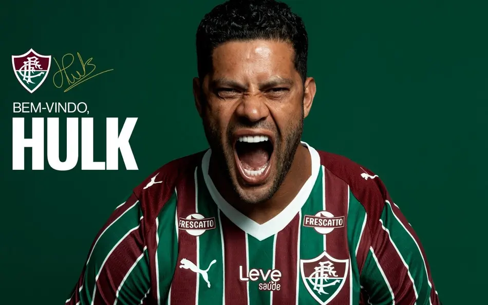 Fluminense anuncia a contratação do atacante Hulk