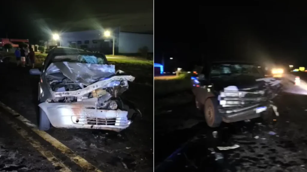 Colisão frontal na BR-463 deixa um morto e cinco feridos em Dourados