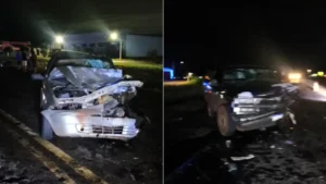 Colisão frontal na BR-463 deixa um morto e cinco feridos em Dourados