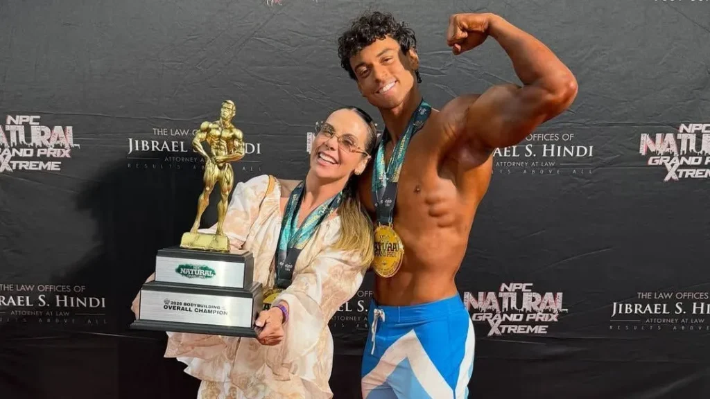 Filho de Xanddy e Carla Perez brilha no fisiculturismo nos EUA Filho de Xanddy e Carla Perez brilha no fisiculturismo nos EUA