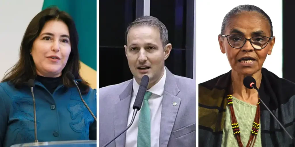 Em MS, Derrite ironiza candidaturas de Simone Tebet e Marina Silva ao Senado por SP Em MS, Derrite ironiza candidaturas de Simone Tebet e Marina Silva ao Senado por SP