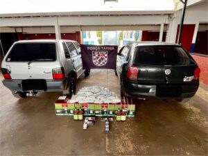 Polícia apreende agrotóxicos sem registro e contrabando durante abordagem em Fátima do Sul Polícia apreende agrotóxicos sem registro e contrabando durante abordagem em Fátima do Sul