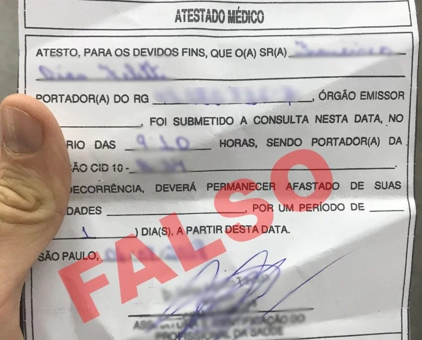 Funcionário usa nome de cardiologista e falsifica atestado médico em MS Funcionário usa nome de cardiologista e falsifica atestado médico em MS